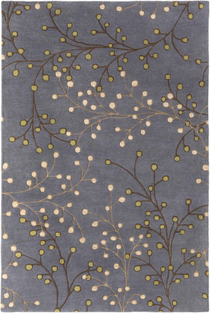 Elsu Brown Beige Wool Rug