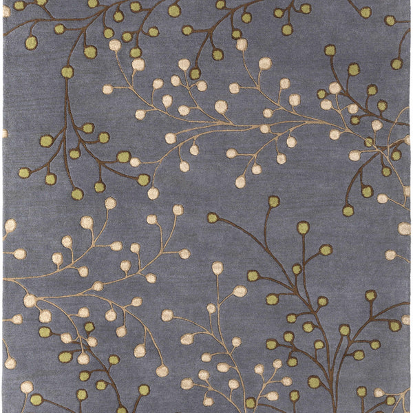 Elsu Brown Beige Wool Rug