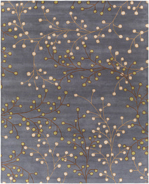 Elsu Brown Beige Wool Rug