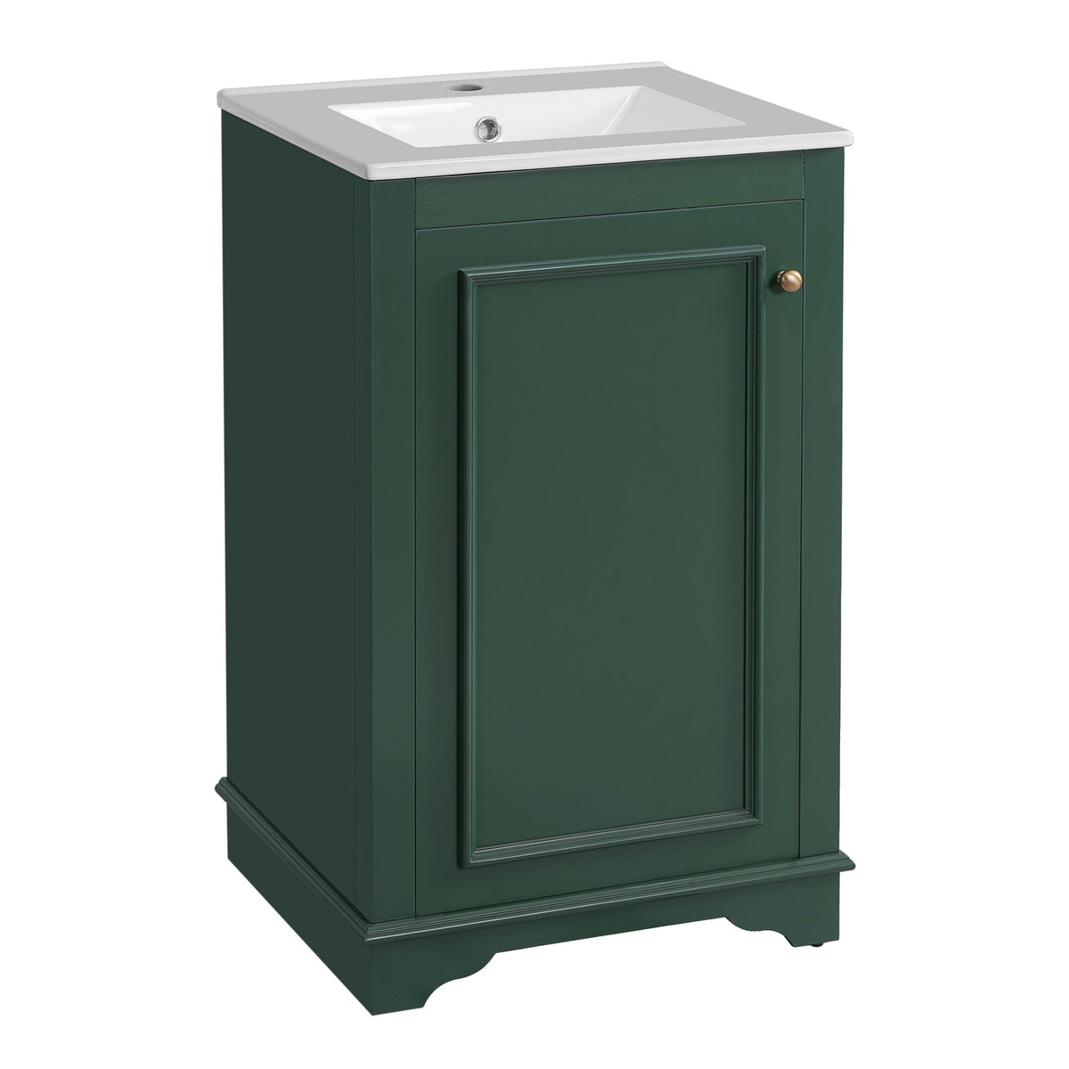MRS Bathroom Vanity With Sink in Dark Green