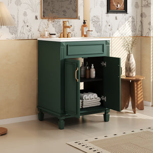 MRS Bathroom Vanity With Top Sink and Soft Closing Doors - view 8