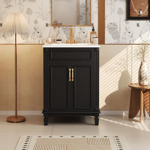 MRS Bathroom Vanity With Top Sink and Soft Closing Doors - view 3