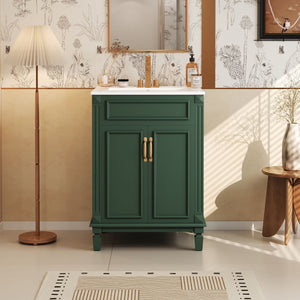 MRS Bathroom Vanity With Top Sink and Soft Closing Doors - view 5