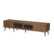 MRS Doors TV Stand For TVs Up To 85" With Storage Cabinets
