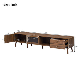 MRS Doors TV Stand For TVs Up To 85" With Storage Cabinets - view 2