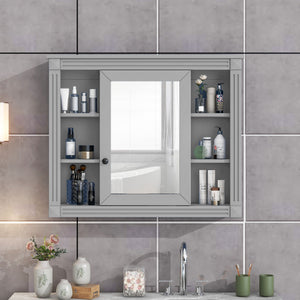 MRS Wall Mounted Bathroom Storage Cabinet with Mirror