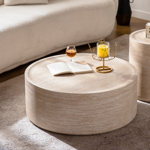 MSY Furniture 31.5'' Round Coffee Table with Mars Pattern Top - view 2