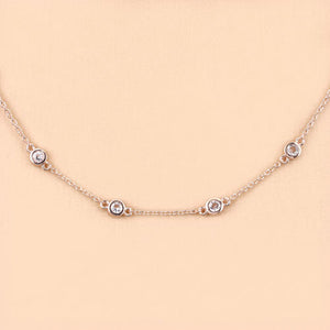 1.62 Carat Genuine Morganite .925 Sterling Silver Necklace