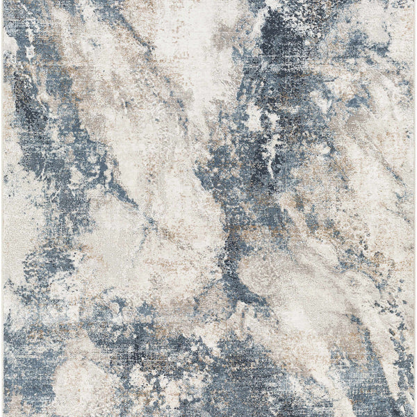 Napierville Blue Marble Rug