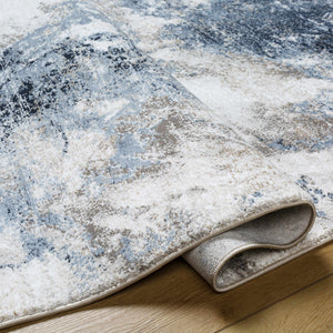 Napierville Blue Marble Rug