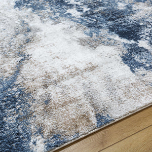 Napierville Blue Marble Rug