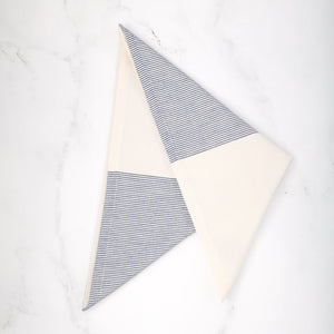 The Stripe Collection Napkins Natural Cotton & Elderberry