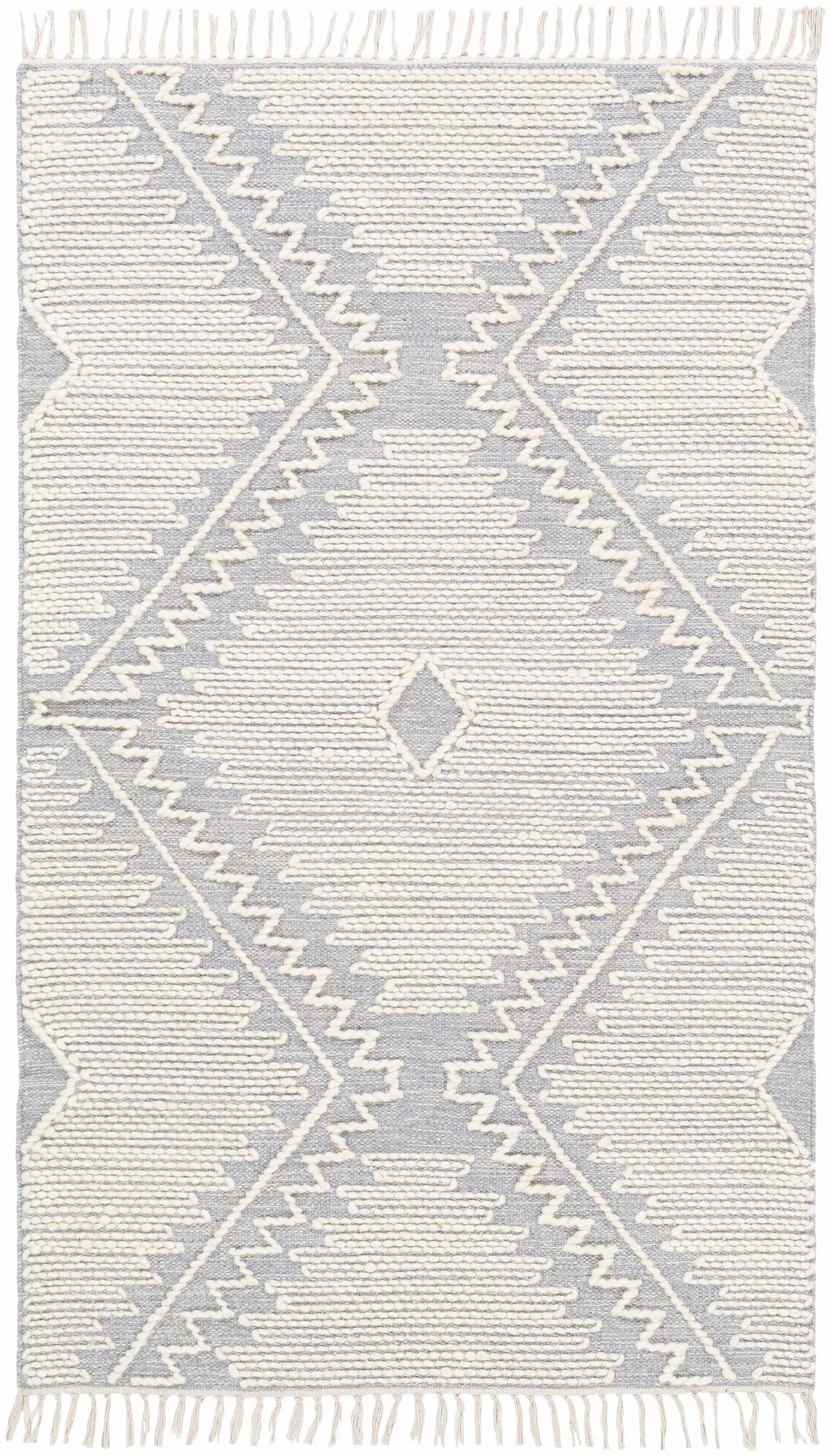 Naranjito Cream/Slate Trellis 2x3 Rug - Clearance