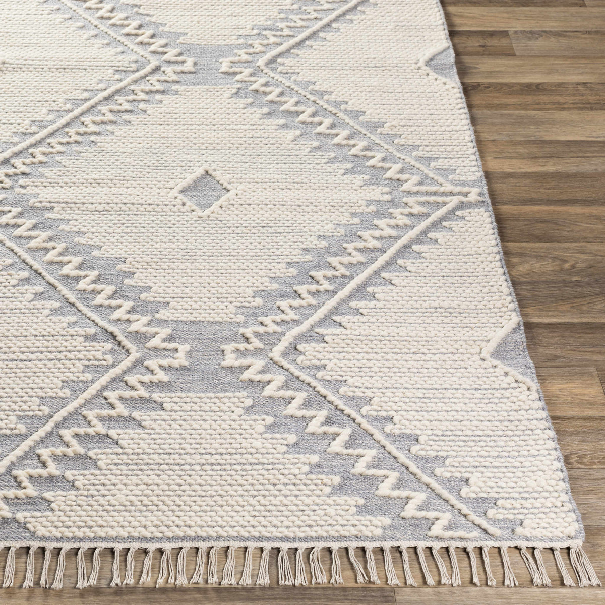 Boutique Rugs Naranjito Cream/Slate Trellis 2x3 Rug - view 10