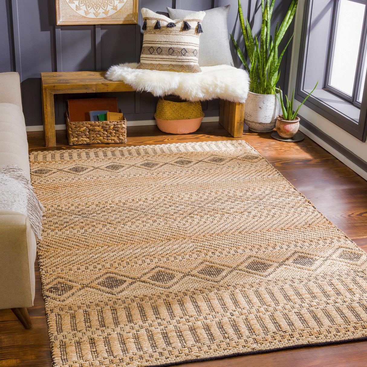 Nasugbu Jute Carpet - Clearance