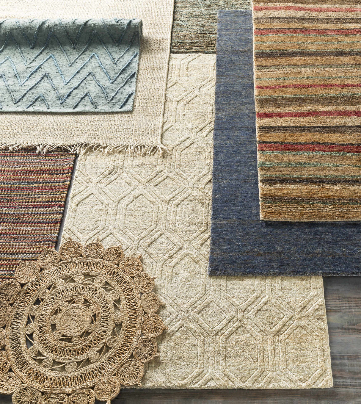 Longville Round Jute Rug - Clearance