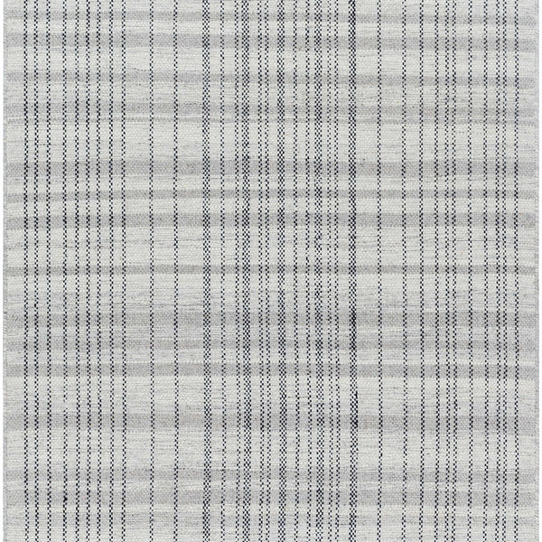 Nissa Blue Gray Checkered Area Rug - Clearance