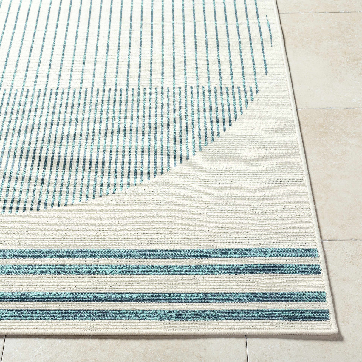 Nabil Slate Blue Area Rug - Clearance