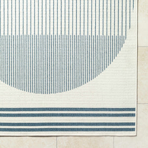 Nabil Midnight Blue Area Rug - Clearance