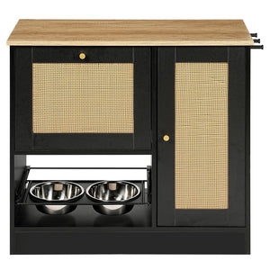 Need Pet furniture Feeding Station with 2 Lockers and Elevated Bowls - view 10