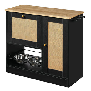 Need Pet furniture Feeding Station with 2 Lockers and Elevated Bowls - view 11