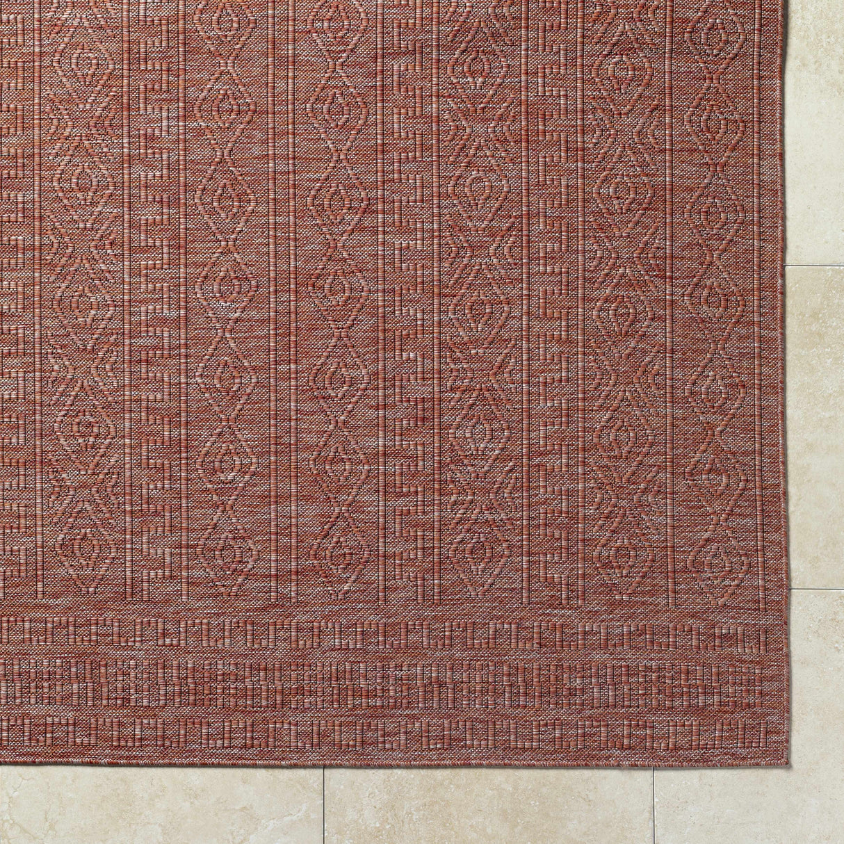 Nuela Burgundy Area Rug - Clearance