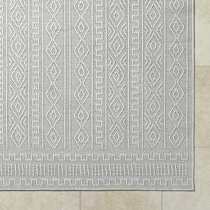 Nuela Light Gray Area Rug - Clearance