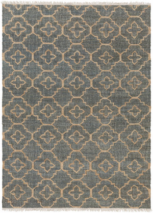 Niceville Handcrafted Fringed Jute Carpet - Clearance