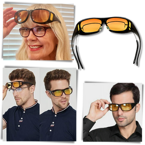 Polarized Night Driving Glasses – Anti Glare Night Vision Driving Eyewear
