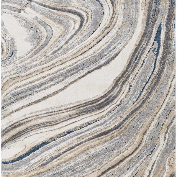 Nillumbik Gray Marble Design Rug