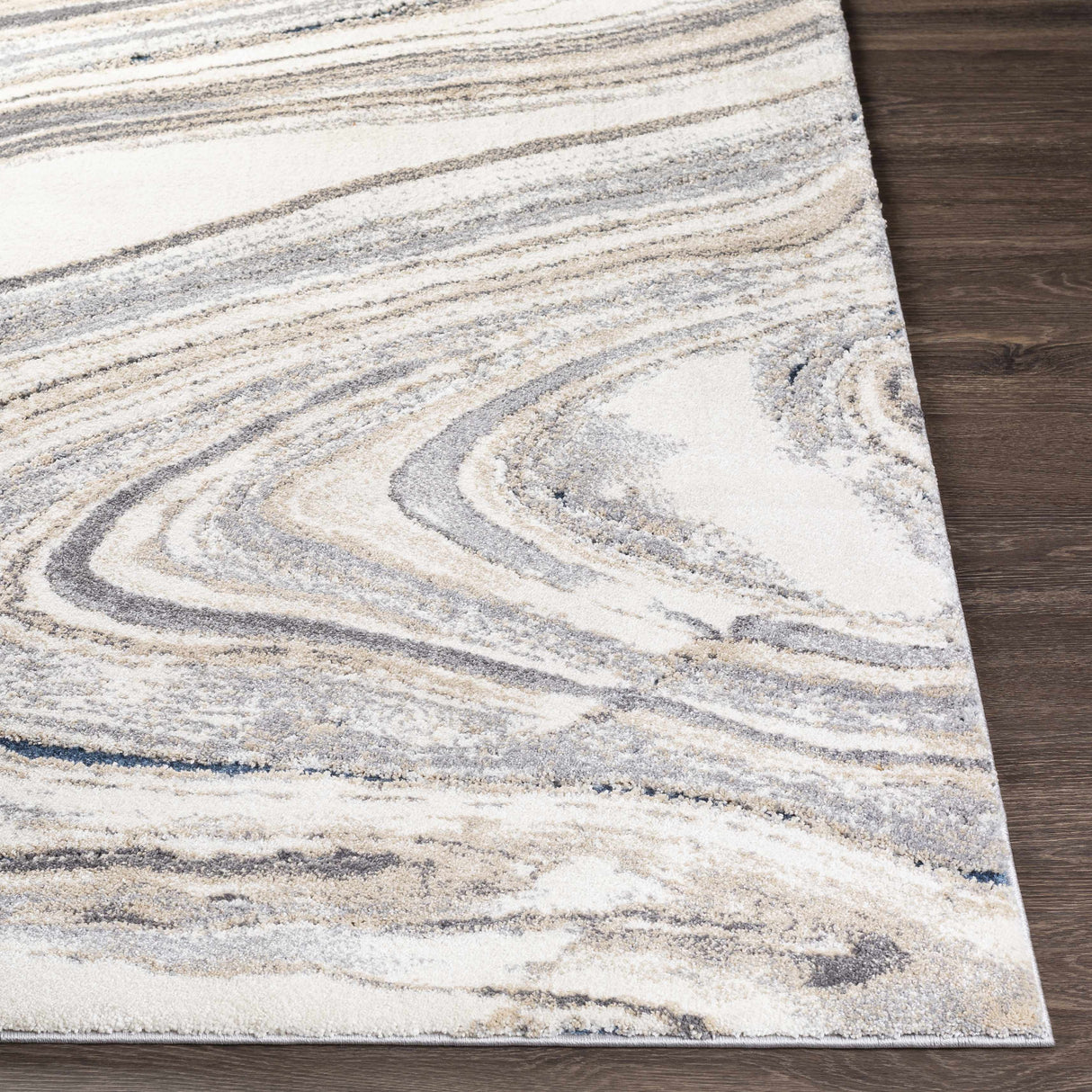 Nillumbik Gray Marble Design Rug