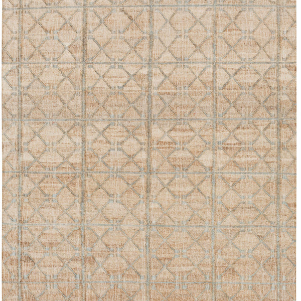 Rice Dusty Sage Fringed Jute Carpet