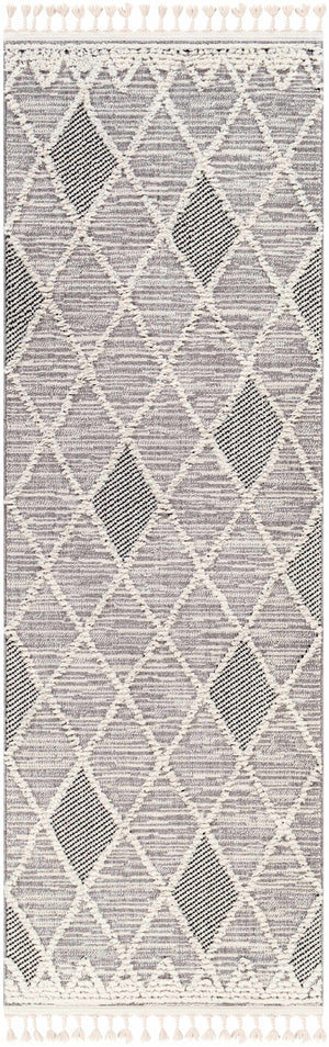 Norvelt High/Low Pile Rug with Tassels
