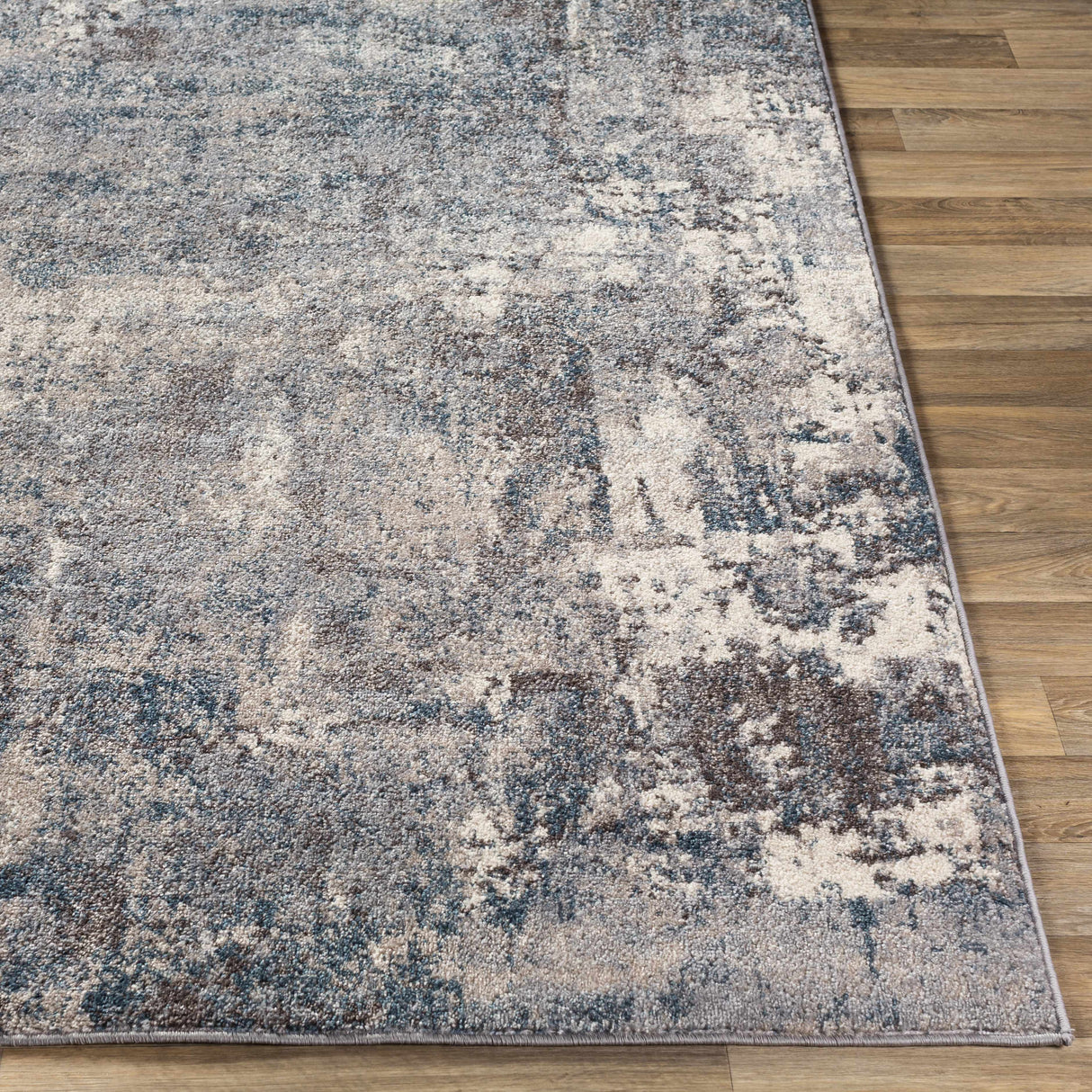 Netherfield Abstract Gray Rug