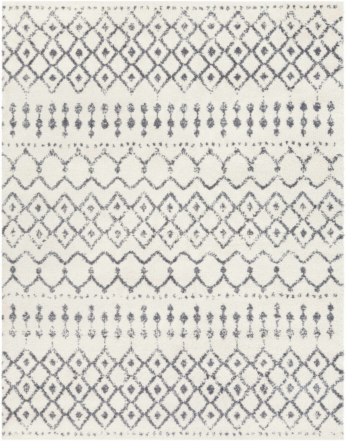 White Gray Navassa Rug - Promo