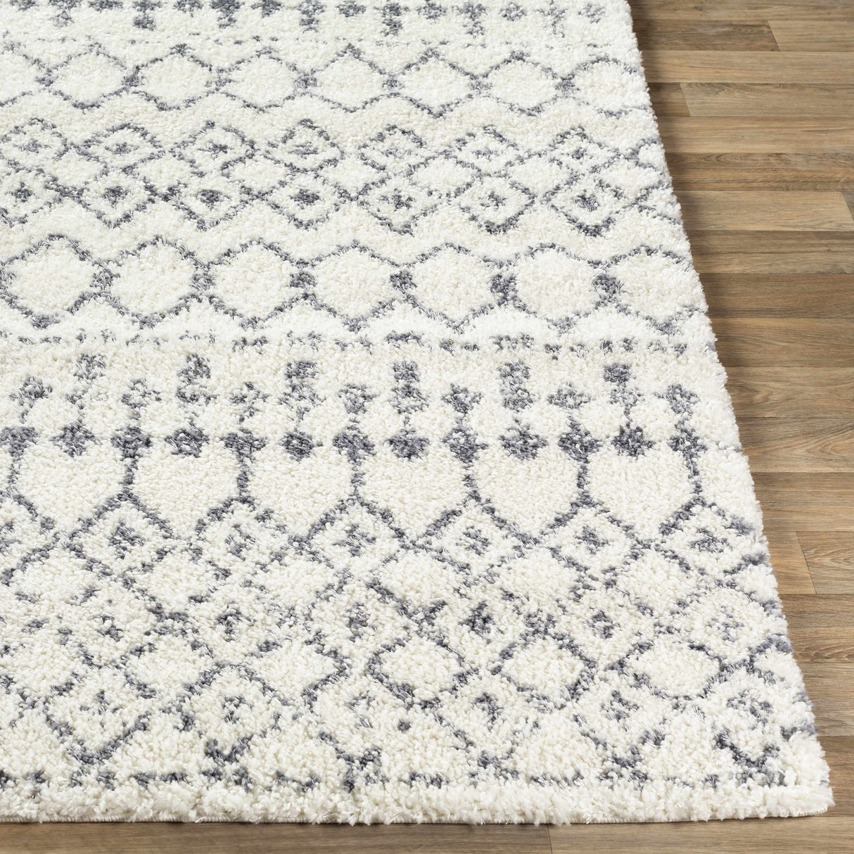 White Gray Navassa Rug - Promo