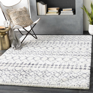 White Gray Navassa Rug - Promo