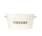 Cheers Galvanized Metal Tub
