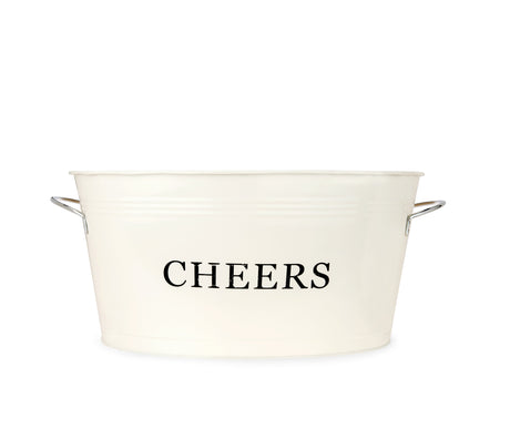 Cheers Galvanized Metal Tub