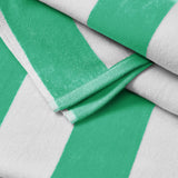 Cotton Velour Cabana Stripe Beach Towel - Novia Collection