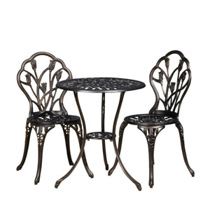 Nassau Cast 3PC Bistro Set