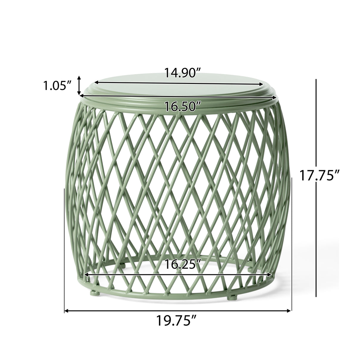 Alamera 19.75 Outdoor Side Table, End Table & Accent Table