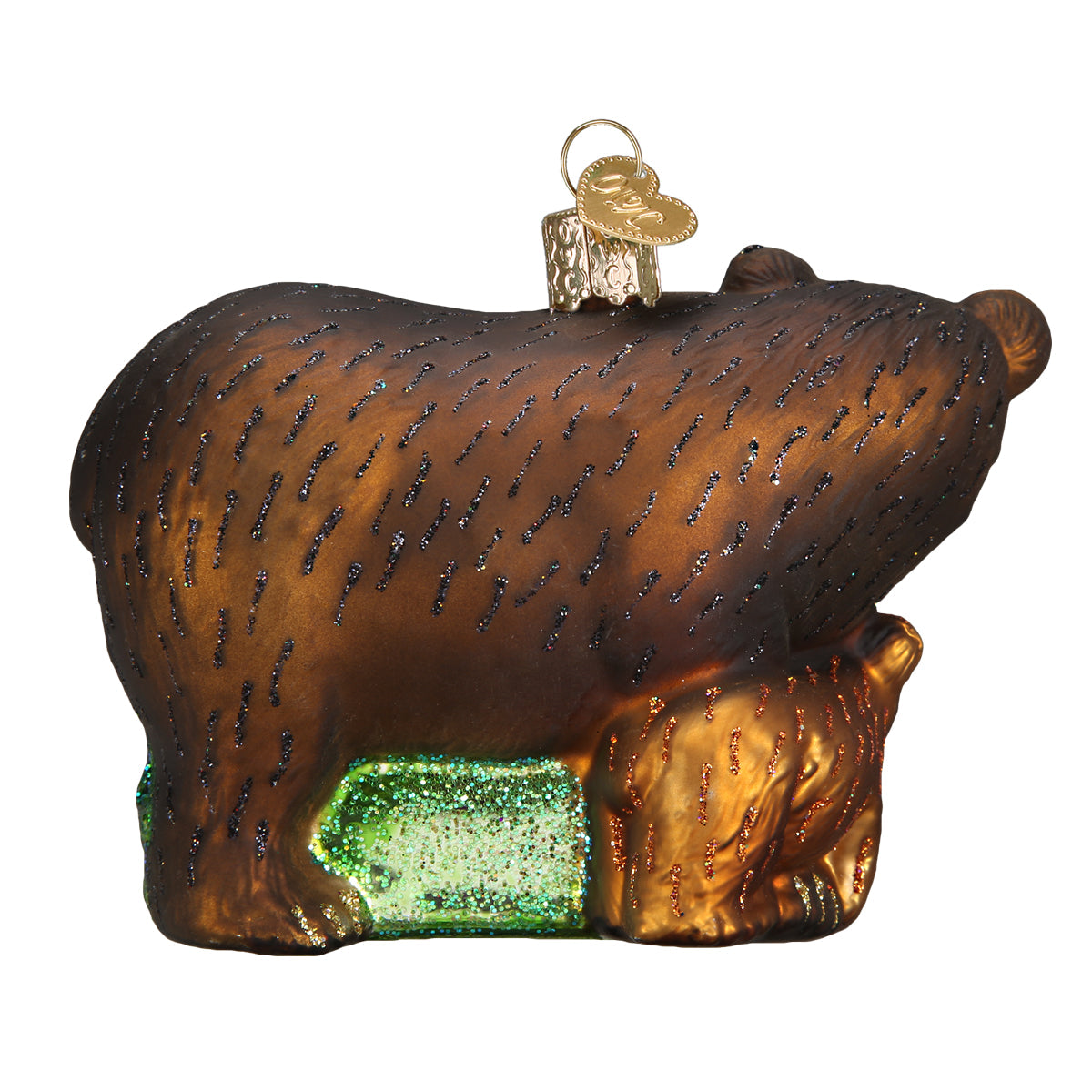 Old World Christmas Bear With Cubs Ornament - view 4