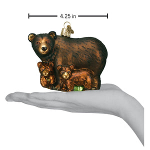 Old World Christmas Bear With Cubs Ornament - view 6