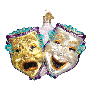 Old World Christmas Comedy And Tragedy - view 3