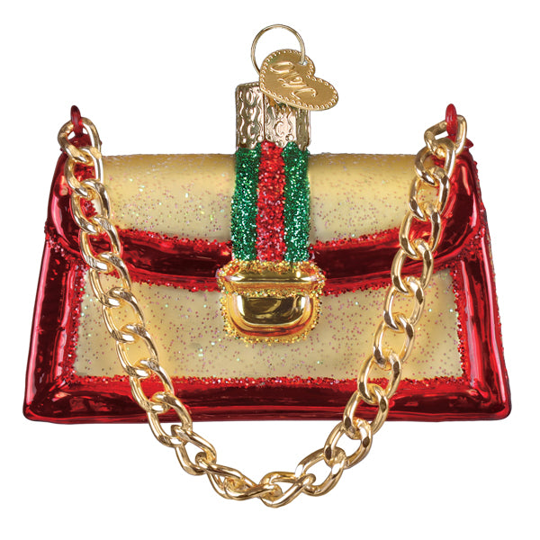 Old World Christmas Fashion Purse Ornament - view 2