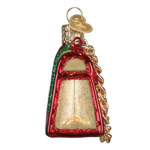 Old World Christmas Fashion Purse Ornament - view 4