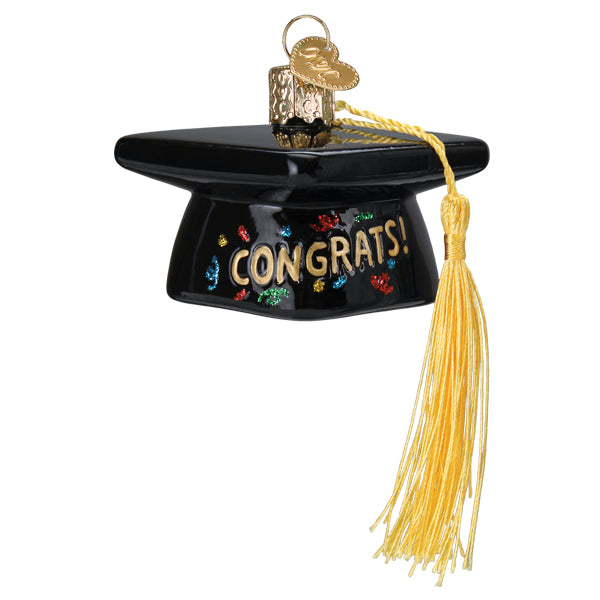 Old World Christmas Graduation Cap Ornament - view 3