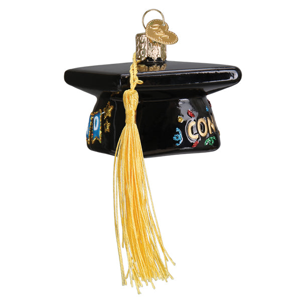 Old World Christmas Graduation Cap Ornament - view 5