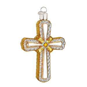 Old World Christmas Holy Cross Ornament - view 3